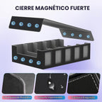 UAONO Caja de almacenamiento de tarjetas coleccionables de 5 filas con