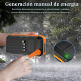 kigoker Hand CrankPower Bank 66800mAh y 4 cables 22.5W carga rápida...