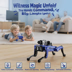 Robot Dog - Juguetes STEM Interactivos con Voz y Control Remoto, 30+ Acciones Realistas, Juego Programable, Alcance de 25m, Durable y Seguro - Mejor Regalo para Niños de 6+