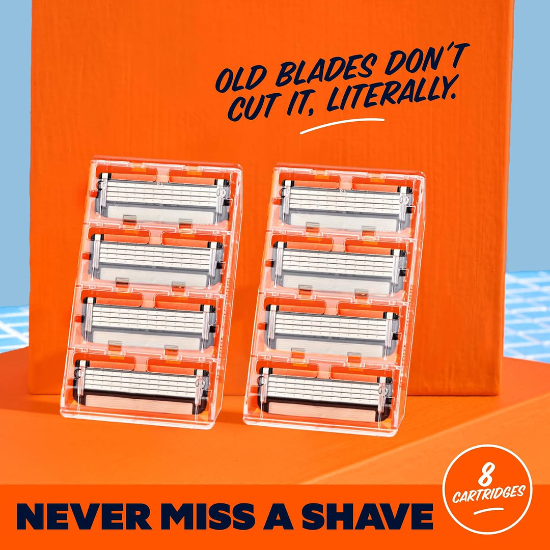 Dollar Shave Club | 4 repuestos de maquinilla de afeitar (8 unidade...