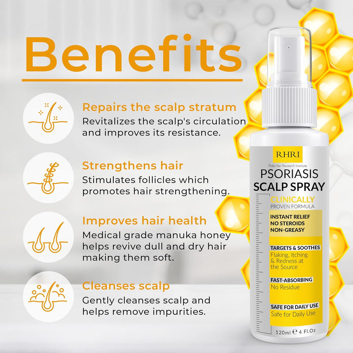 Psoriasis Scalp Spray | Tratamiento de psoriasis y caspa para infec...