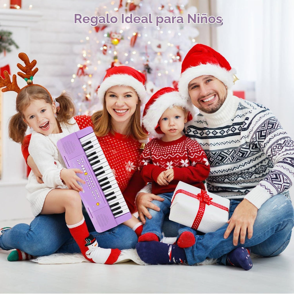 37 teclas para niños pequeños, teclado de piano eléctrico, pianos con micrófono