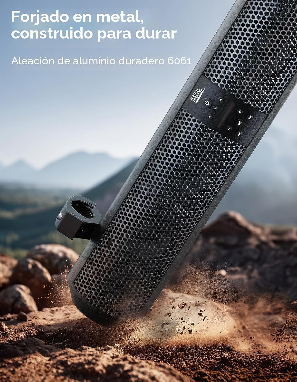 KEMIMOTO - Barra de sonido UTV ATV de 28 pulgadas con 6 altavoces y 4