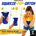 Popskill, juego de habilidad para apretar y atrapar para niños, juguete de coordinación mano-ojo, diversión en interiores y exteriores, juegos familiares y adolescentes, regalos geniales de