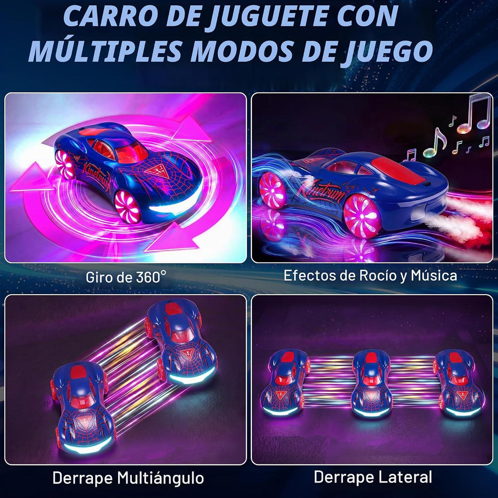 Coche de acrobacias RC con detección de gestos, auto de control remoto 4WD