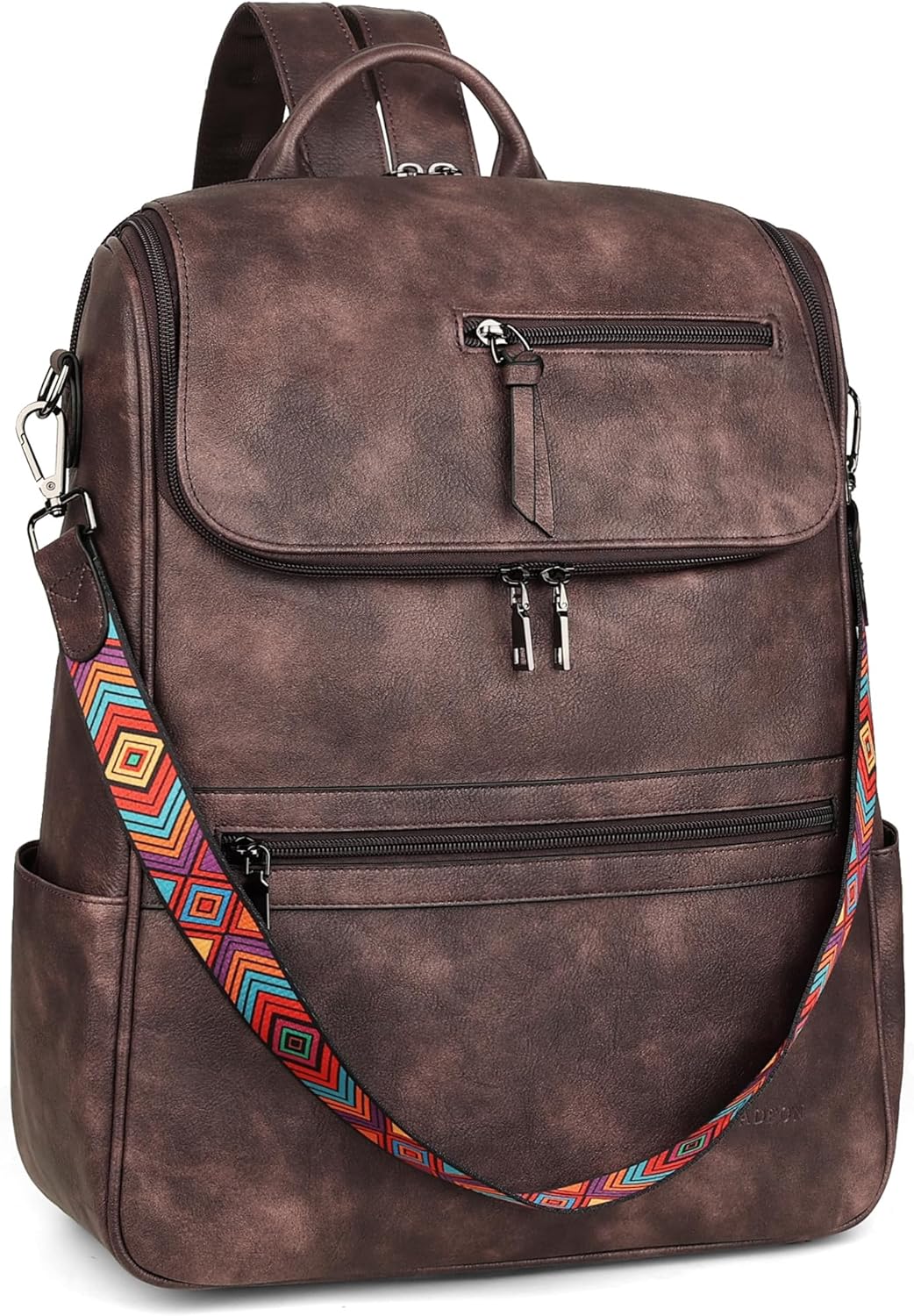 FADEON Mochila para computadora portátil para mujer, mochila de via...