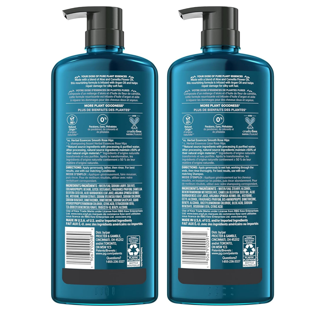 Herbal Essences Juego de champú y acondicionador reparador de aceit...