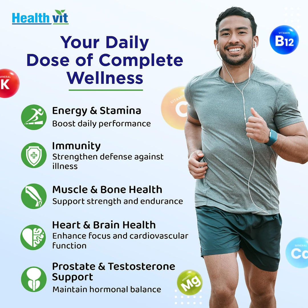 Healthvit Cenvitan Hombres Multivitaminas y Multiminerales Tabletas...