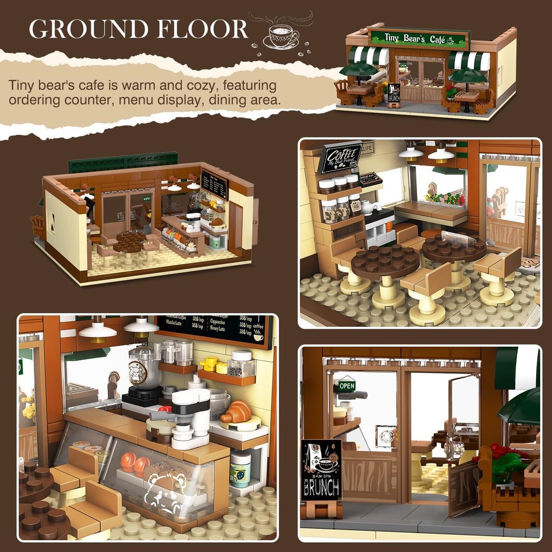 City Coffee House - Juego de construcción con luz 1173