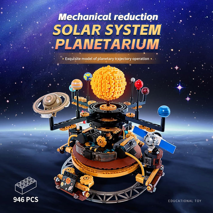 Juego de planetas de bloques de construcción del sistema