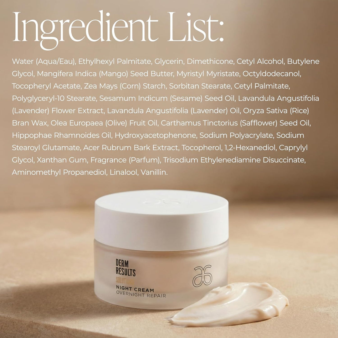 Arbonne DermResults Solutions Crema de noche