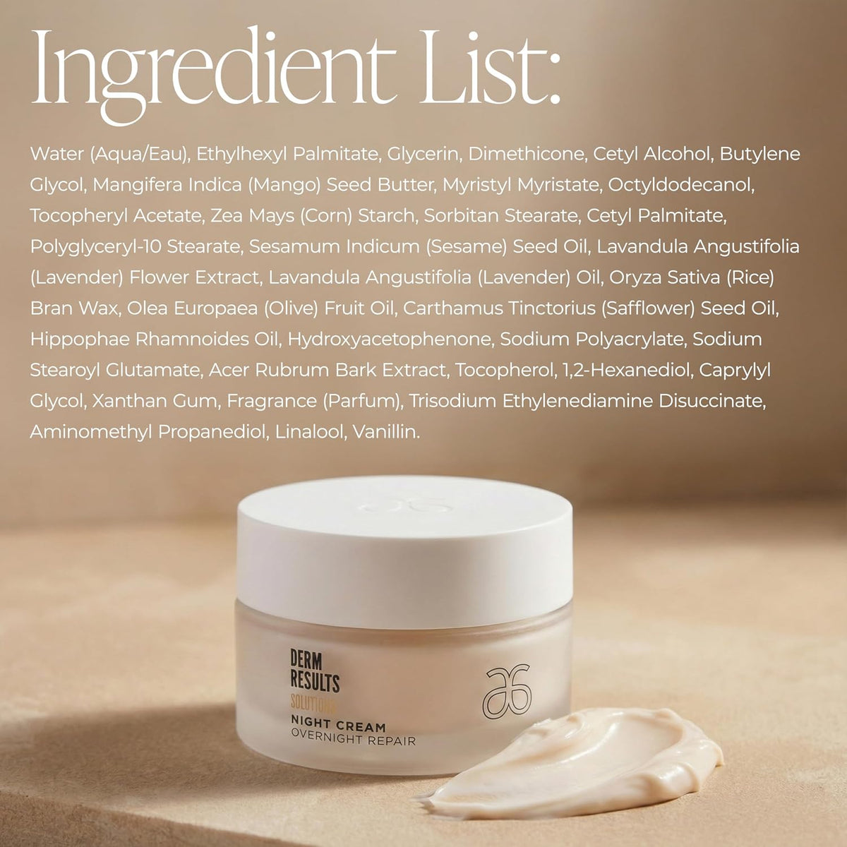 Arbonne DermResults Solutions Crema de noche
