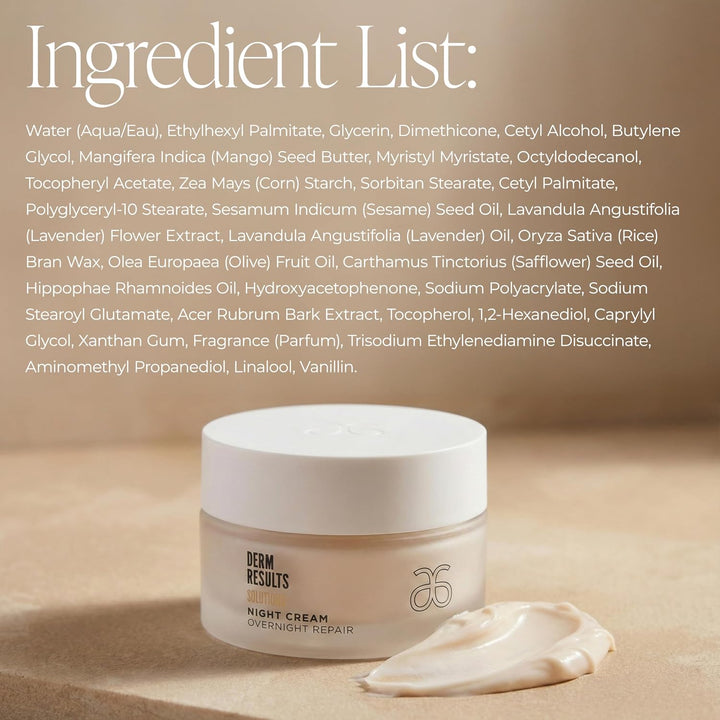 Arbonne DermResults Solutions Crema de noche