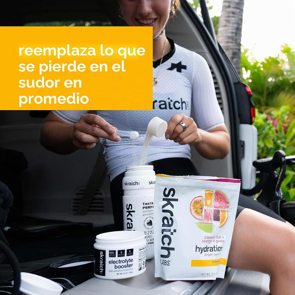 Skratch Labs Mezcla Hidratante, Maracuyá Naranja Guayaba, 20 Porciones