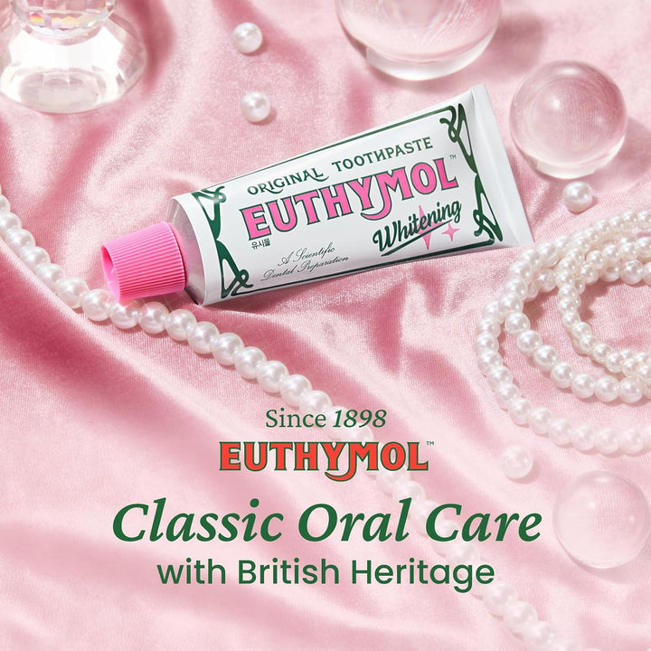 Euthymol - Pasta dental blanqueadora (110ml) - Eliminación de manch...