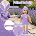 7 juegos de ropa para muñeca bebé, ropa de muñeca Reborn