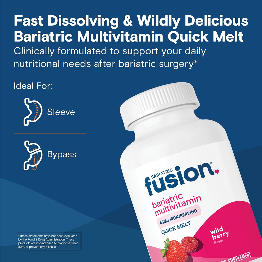 Bariatric Fusion Multivitamínico bariátrico con hierro Quick Melt |...