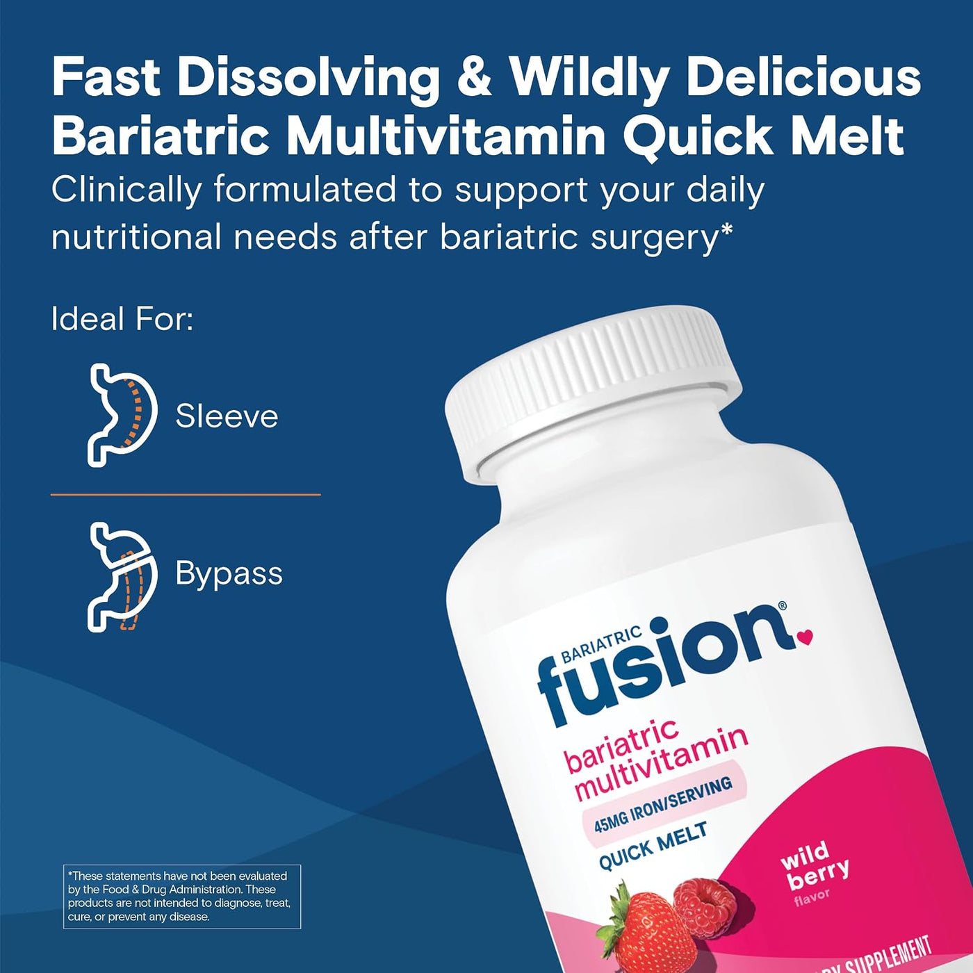 Bariatric Fusion Multivitamínico bariátrico con hierro Quick Melt |...