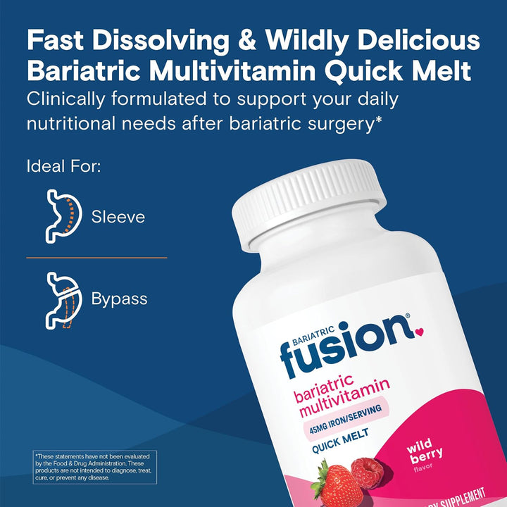 Bariatric Fusion Multivitamínico bariátrico con hierro Quick Melt |...