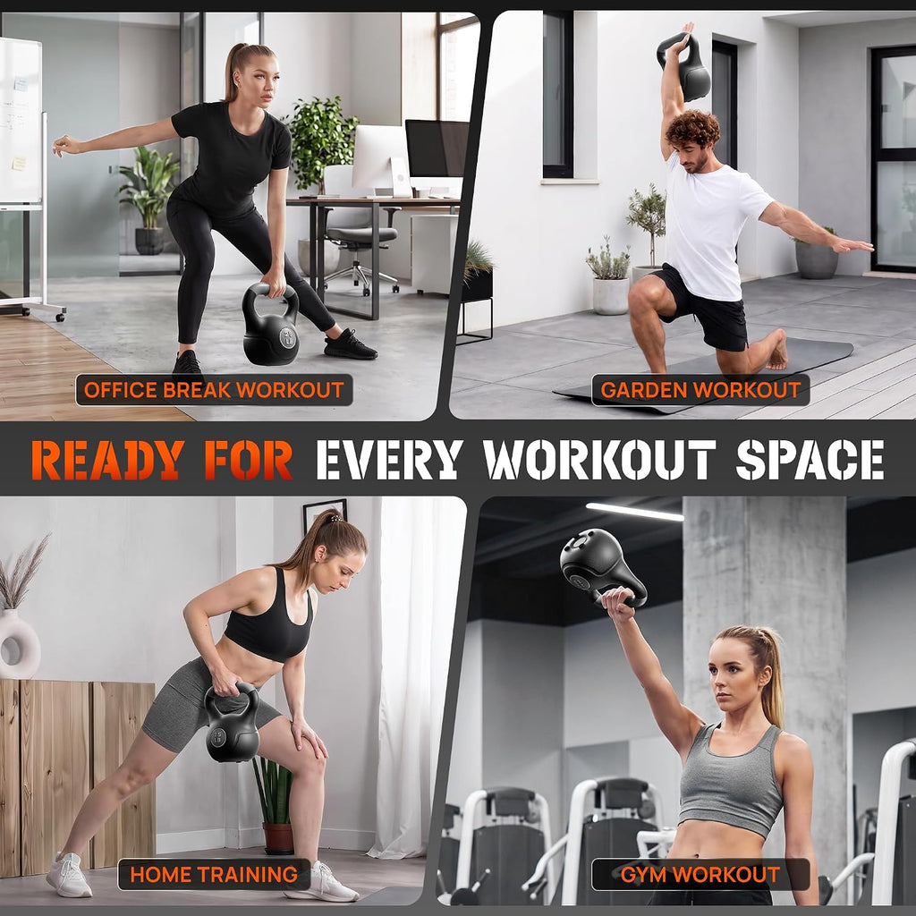 Yes4All Pesas rusas de entrenamiento de fuerza de cemento para gimnasio en