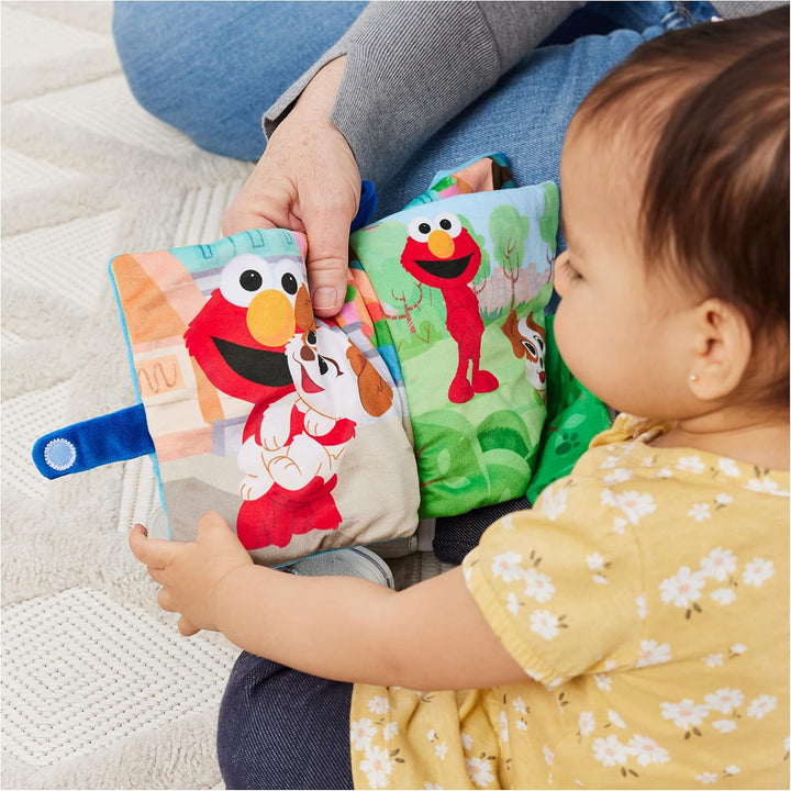 GUND Sesame Street Furry Friends Forever Soft Book, juguete sensori...