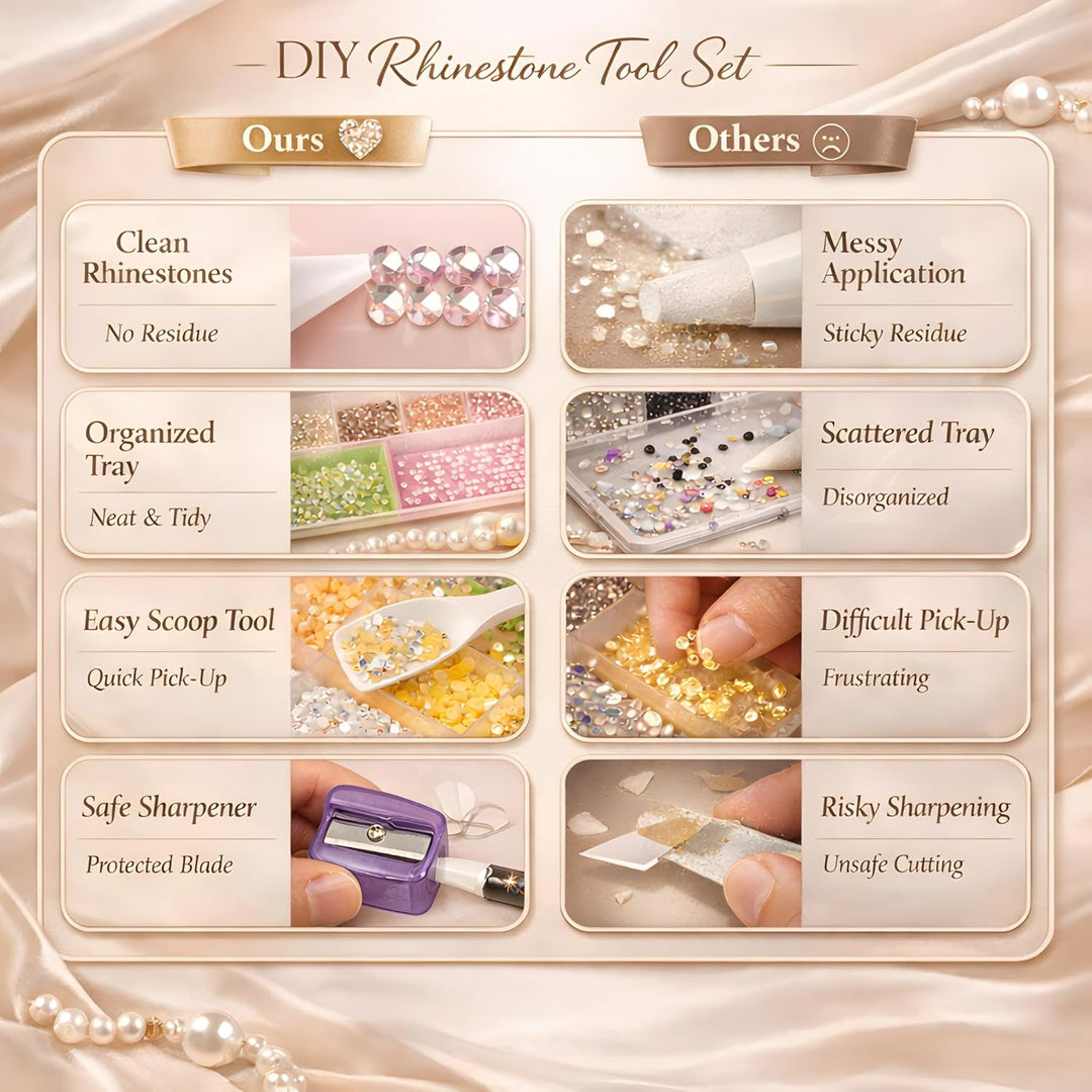 SHATANG Bedazzling Kit con diamantes de imitación, 40000 piezas de...