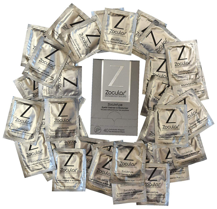 Zocular Zocuwipe Toallitas para párpados con complejo natural de ok...