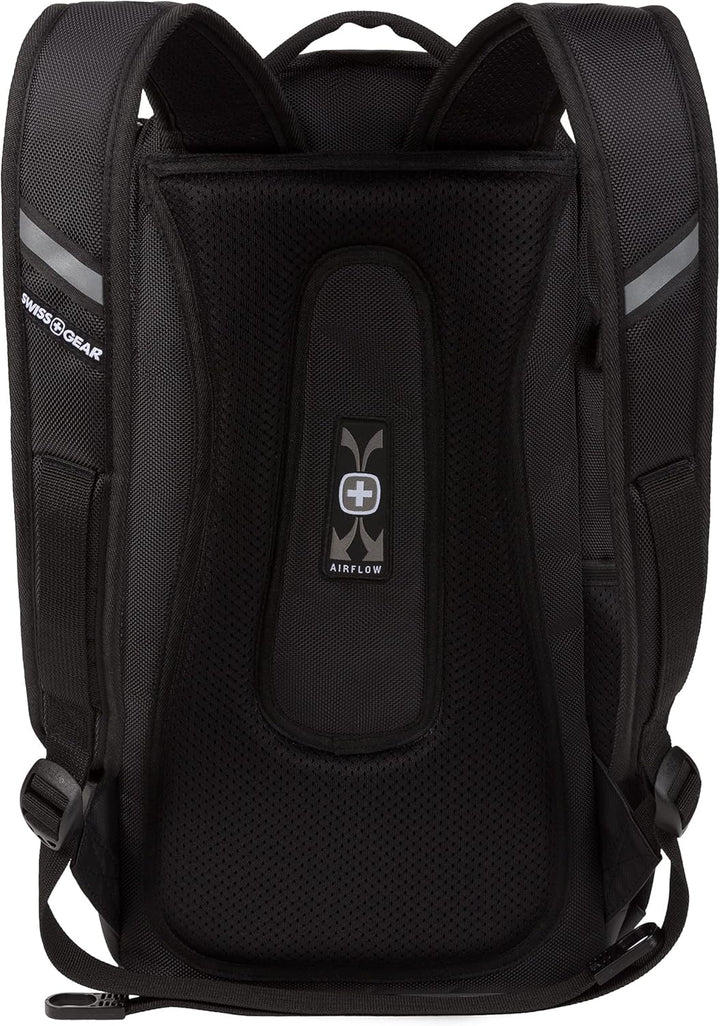 SwissGear 3598 - Mochila estrecha de día, negro (Black Ballistic)