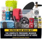 Chemical Guys, kit de lavado de autos Arsenal Builder de 16 piezas, cañón de espuma y cubo