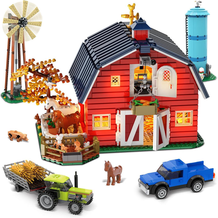 Western Farm - Juego de construcción de casa de granero