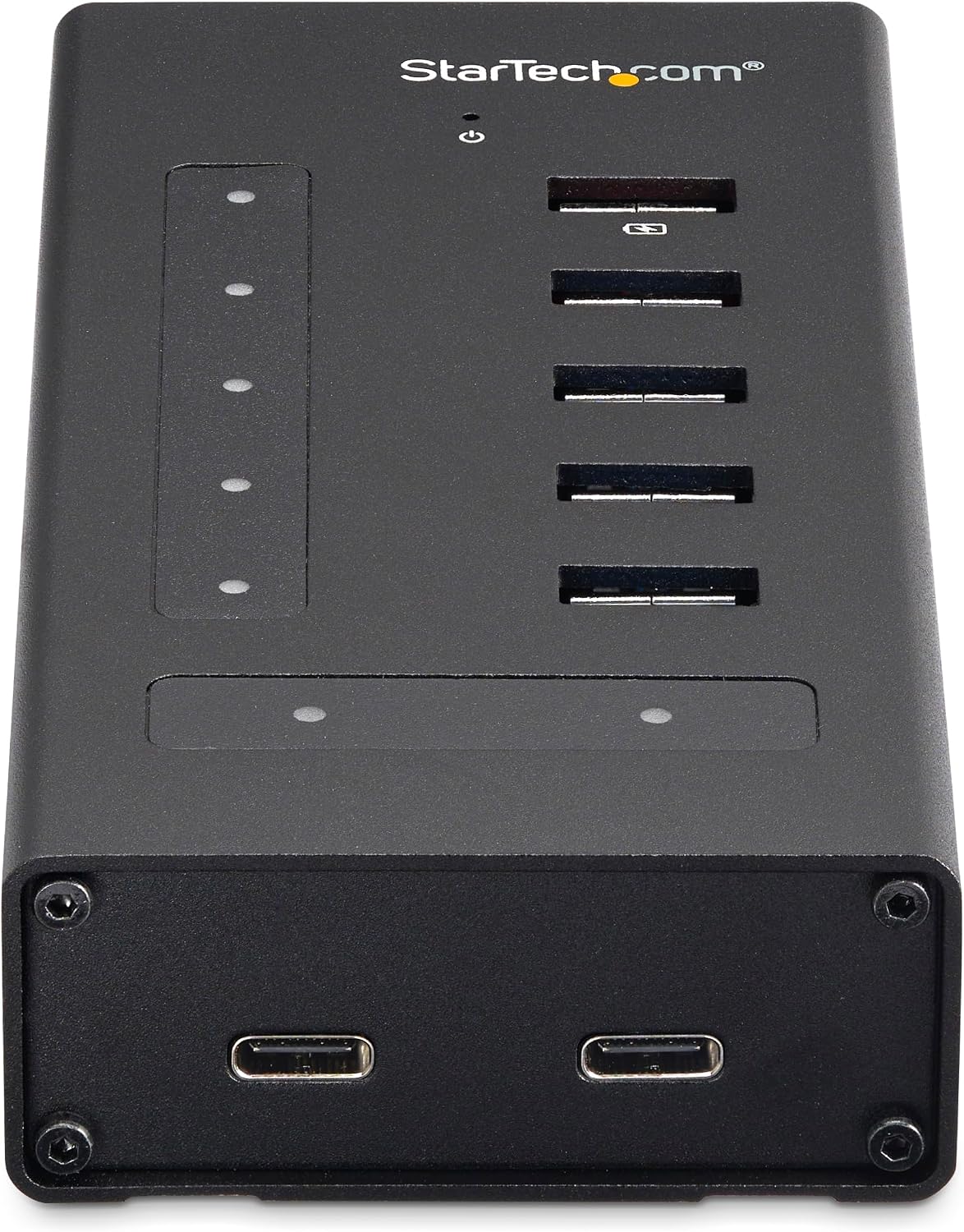 StarTech.com Hub USB C de 7 puertos - USB tipo C a 2x USB-C/5x USB-A - USB