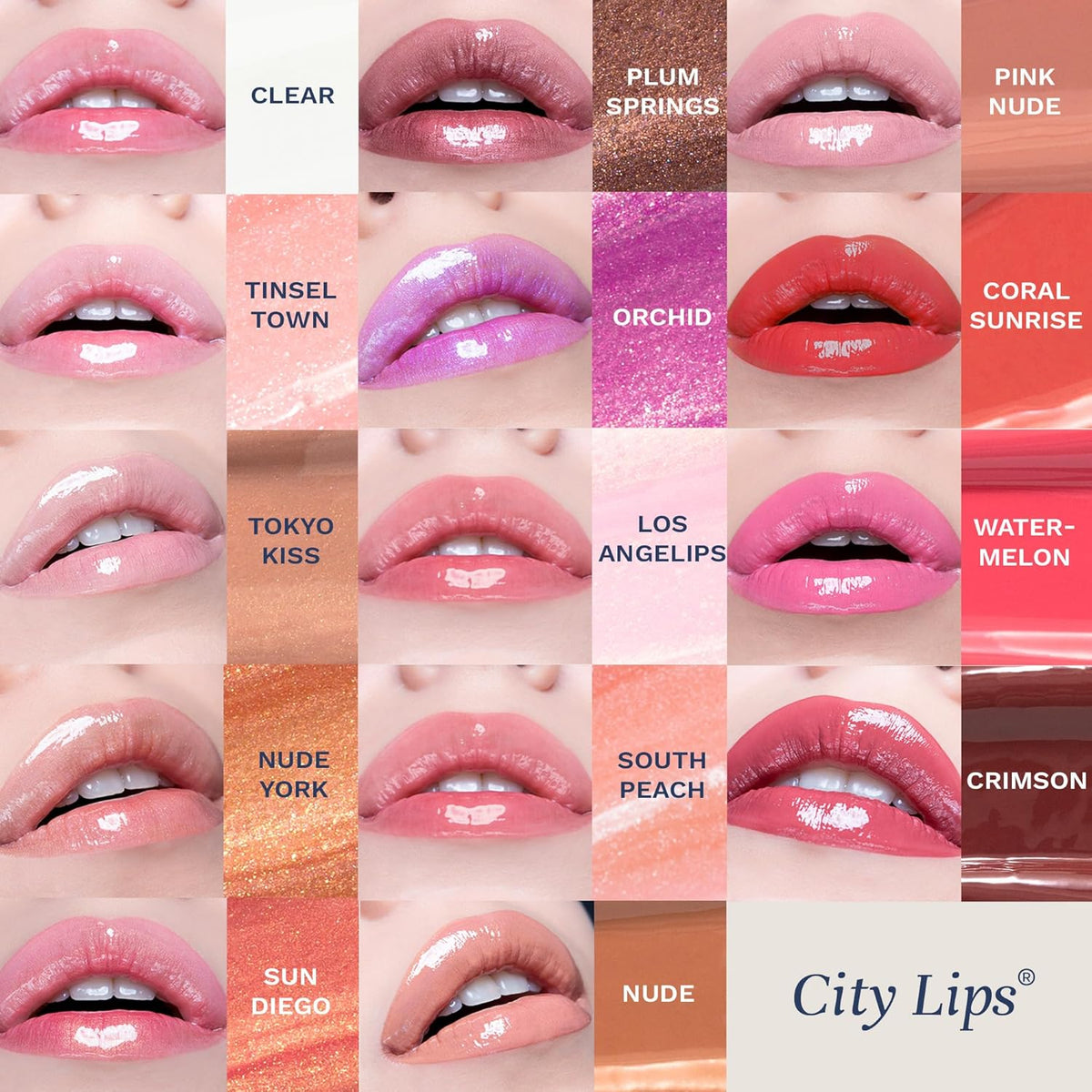 City Beauty City Lips Clear - Brillo de labios voluminizador - Hidr...