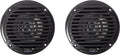 JENSEN MS5006B Bocina de cono doble, resistente al agua, color negro