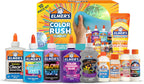 Elmer's Kit de slime Color Rush, incluye pegamento líquido, activador, hace que el color cambie, brilla en la oscuridad, slime de mantequilla y más, kit de 10 piezas, perfecto para fiestas de cumpleaños, idea de regalo, actividad de niños