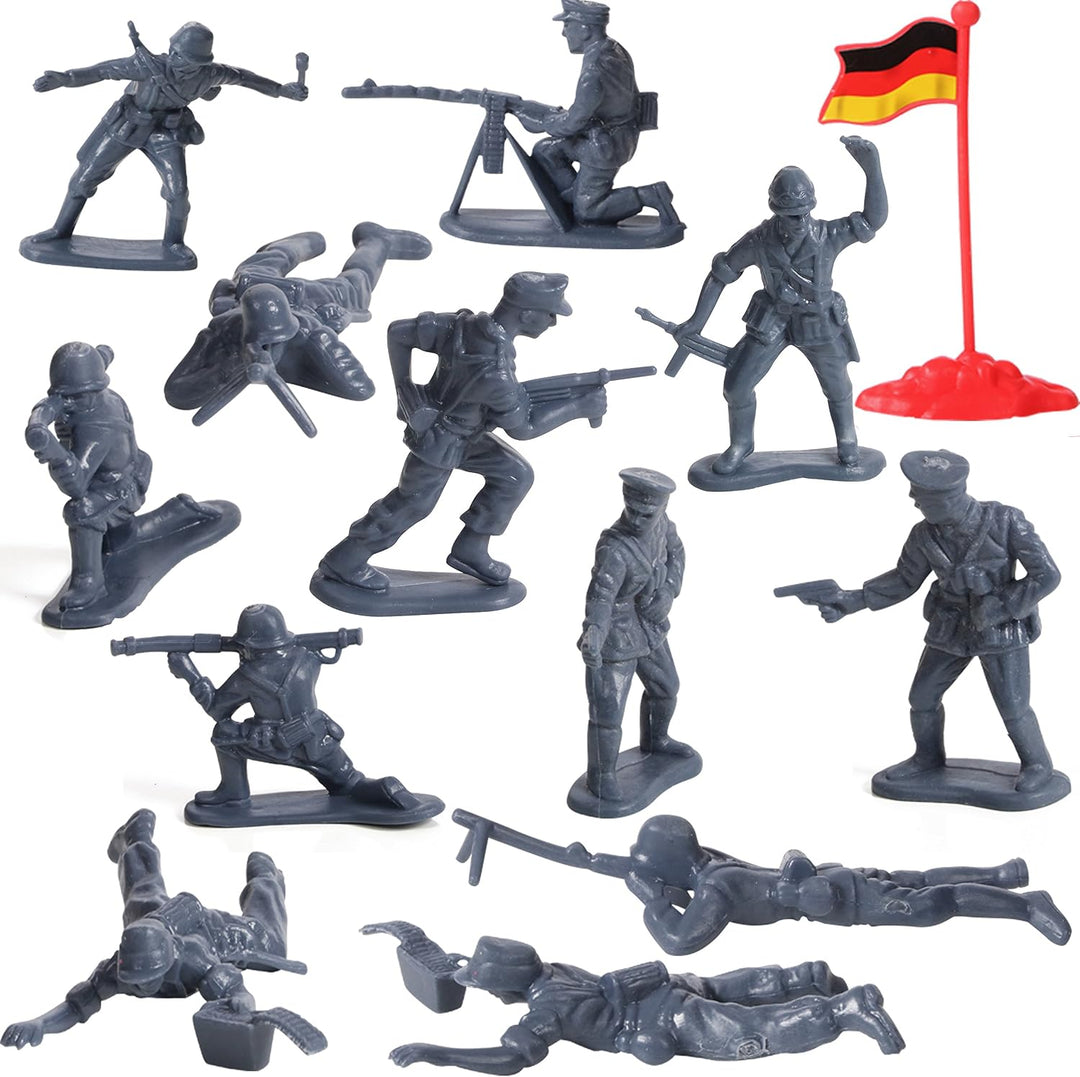 Huge Set de base militar, 300 piezas, 200 soldados y 100 accesorios...