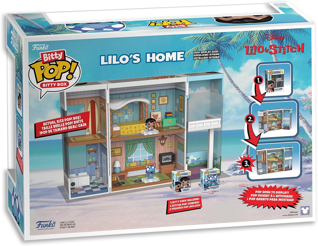 Funko Pop Bitty Boxes: Lilo and Stitch - Lilo's Home - Figura d...