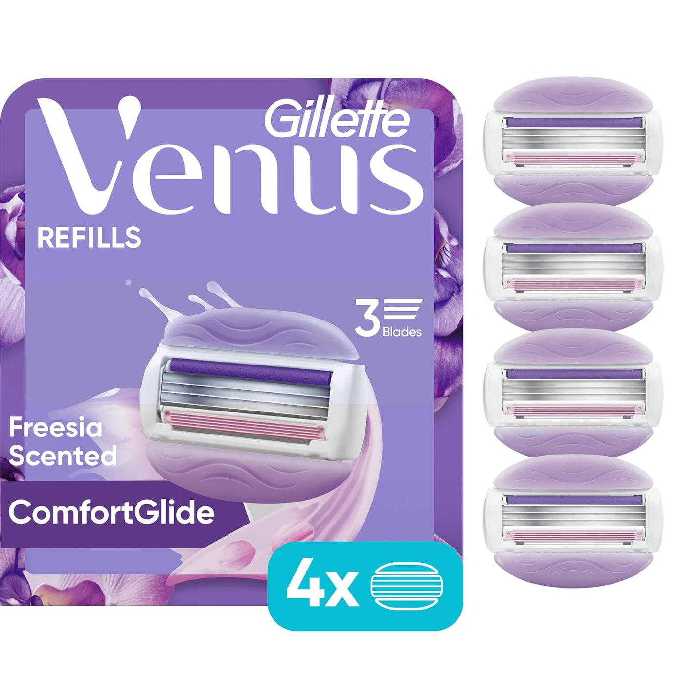 Gillette Venus ComfortGlide Freesia - Recambios de maquinilla de af...