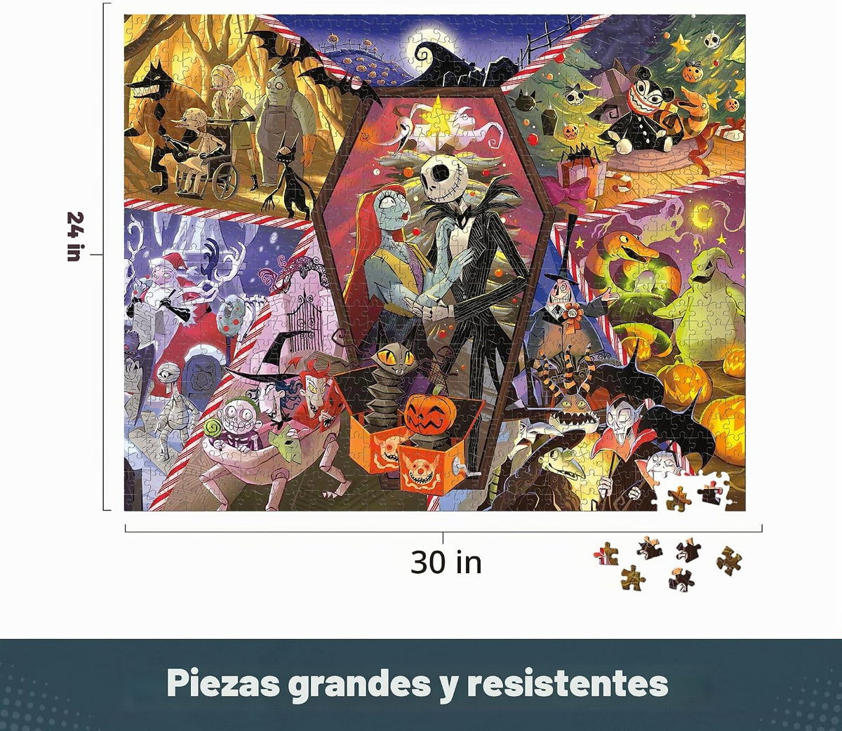 Ceaco - Disney La pesadilla antes de Navidad - Rompecabezas de 1000 piezas