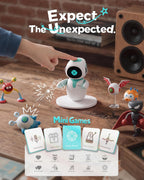 ENERGIZE LAB Eilik – Lindas mascotas robot para niños y adultos, tu compañero interactivo perfecto en casa o espacio de trabajo, regalos únicos para niñas y niños.