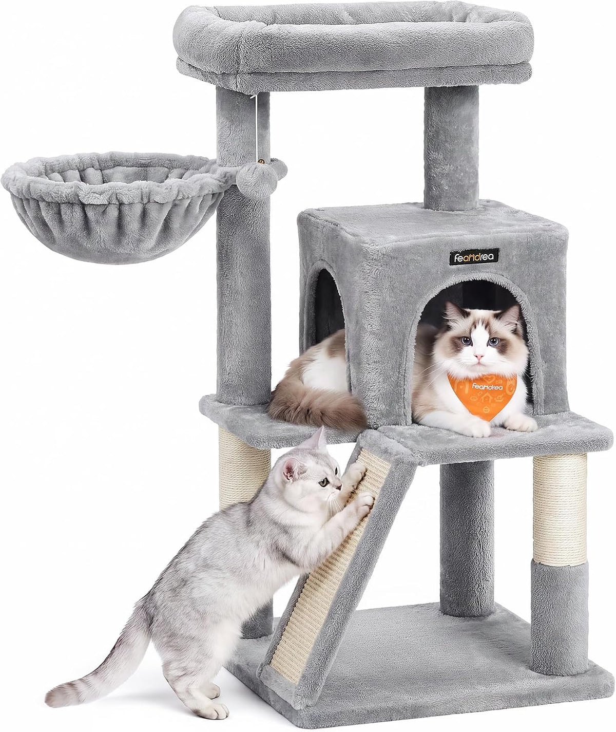 Feandrea Árbol para gatos, torre para gatos de 37.8 pulgadas de alto