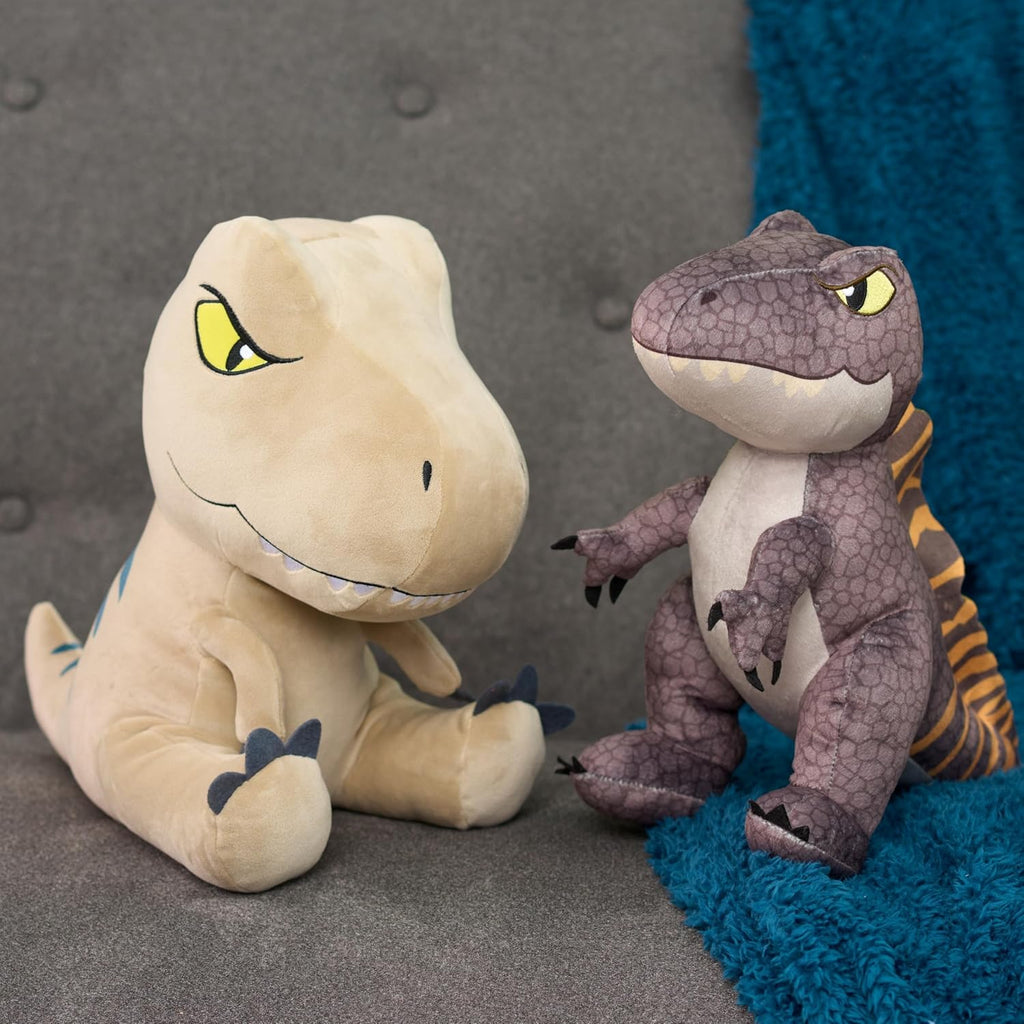 JURASSIC WORLD Rebirth - Peluche con peso y confort T. rex