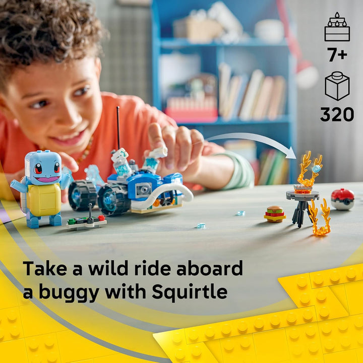 LEGO Pokémon SMART Play: Aventura en buggy del entrenador con Squir...