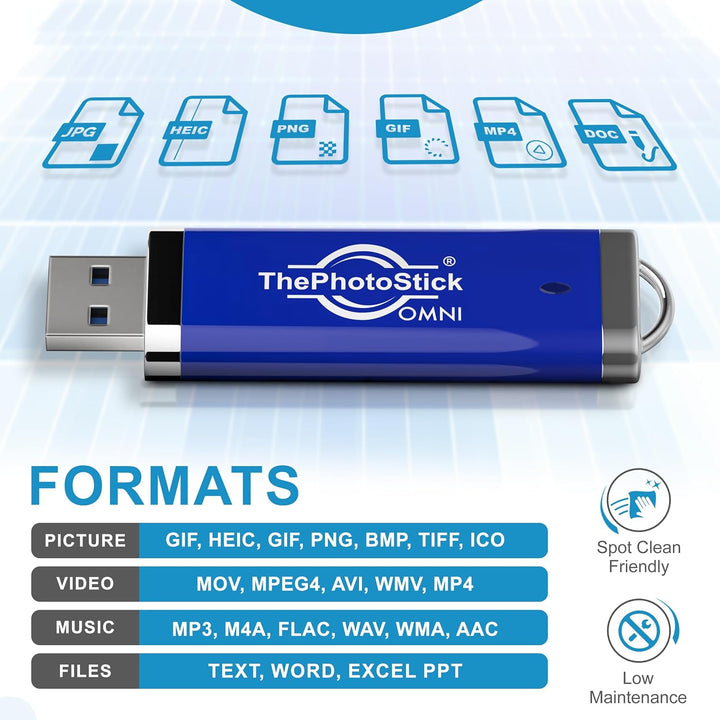 ThePhotoStick® Omni - Unidad flash USB de 256 GB y Memory Stick \u2...