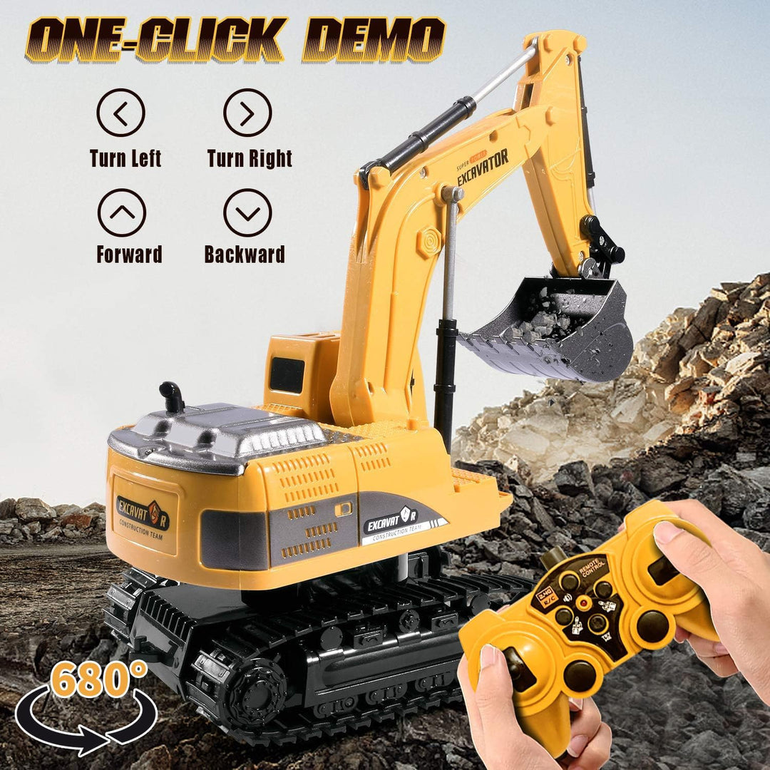 ID Gerilla Excavadora de control remoto, juguete de construcción a...