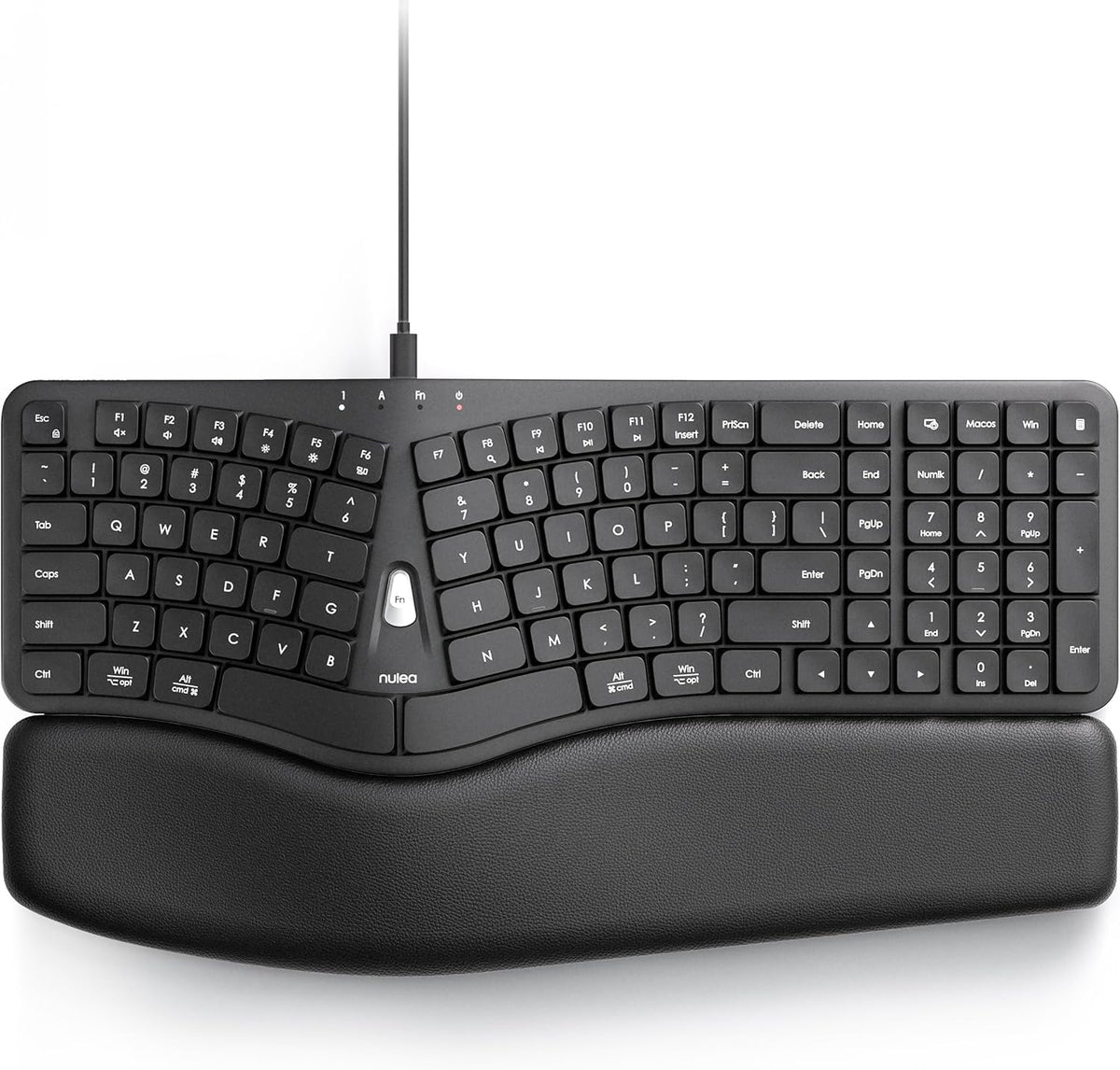 Nulea Teclado ergonómico dividido, teclado de escritura natural con...