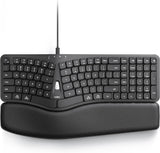 Nulea Teclado ergonómico dividido, teclado de escritura natural con...