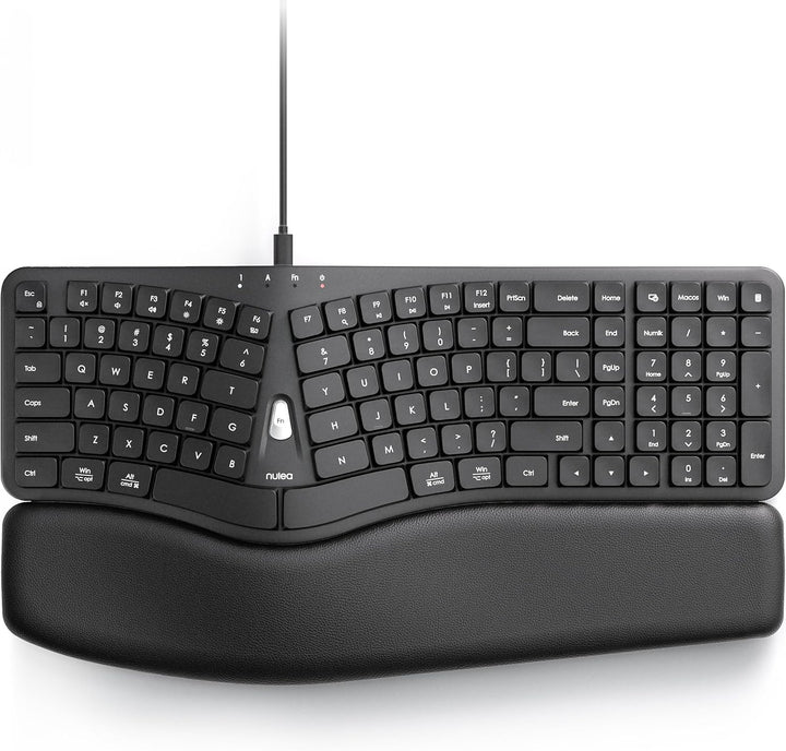 Nulea Teclado ergonómico dividido, teclado de escritura natural con...