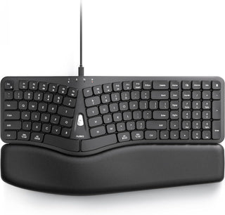 Nulea Teclado ergonómico dividido, teclado de escritura natural con...