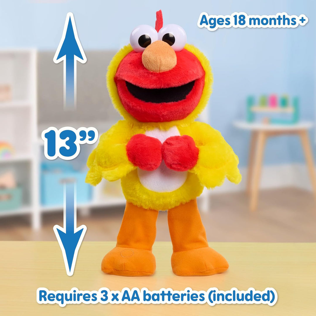 Sesame Street Elmo de baile de Chicken Dance, peluche de 13 pulgada...