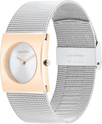Calvin Klein Mujer CK Pulse - Reloj de 26 mm 2H Quartz - Brazalete de acero inoxidable con malla - Resistencia al agua 30 metros - Estilo minimalista – Moda premium - Regalo para ella